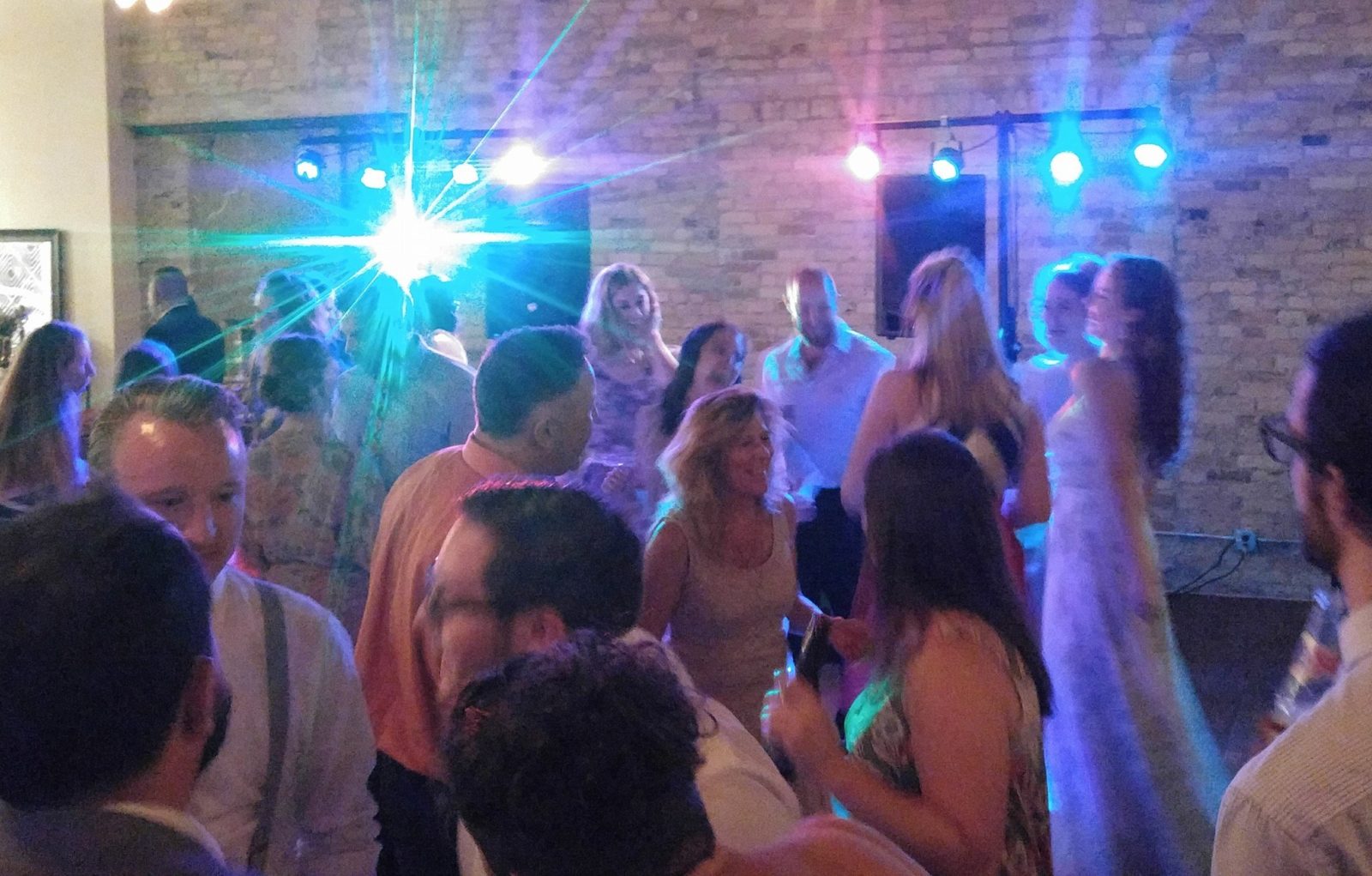 Milwaukee Wedding Guests on the dance floor DJ Services from Milwaukee Underground Productions