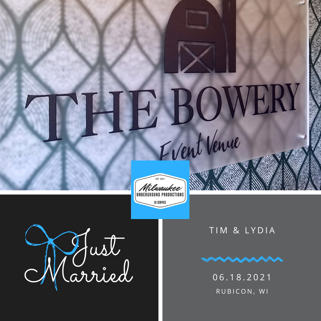 1 Wedding DJ and Photo Booth at The Bowery from Milwaukee Unerground Productions DJ Service