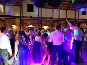 Wedding DJ Service at a Barn Wedding in Waukesha, WI