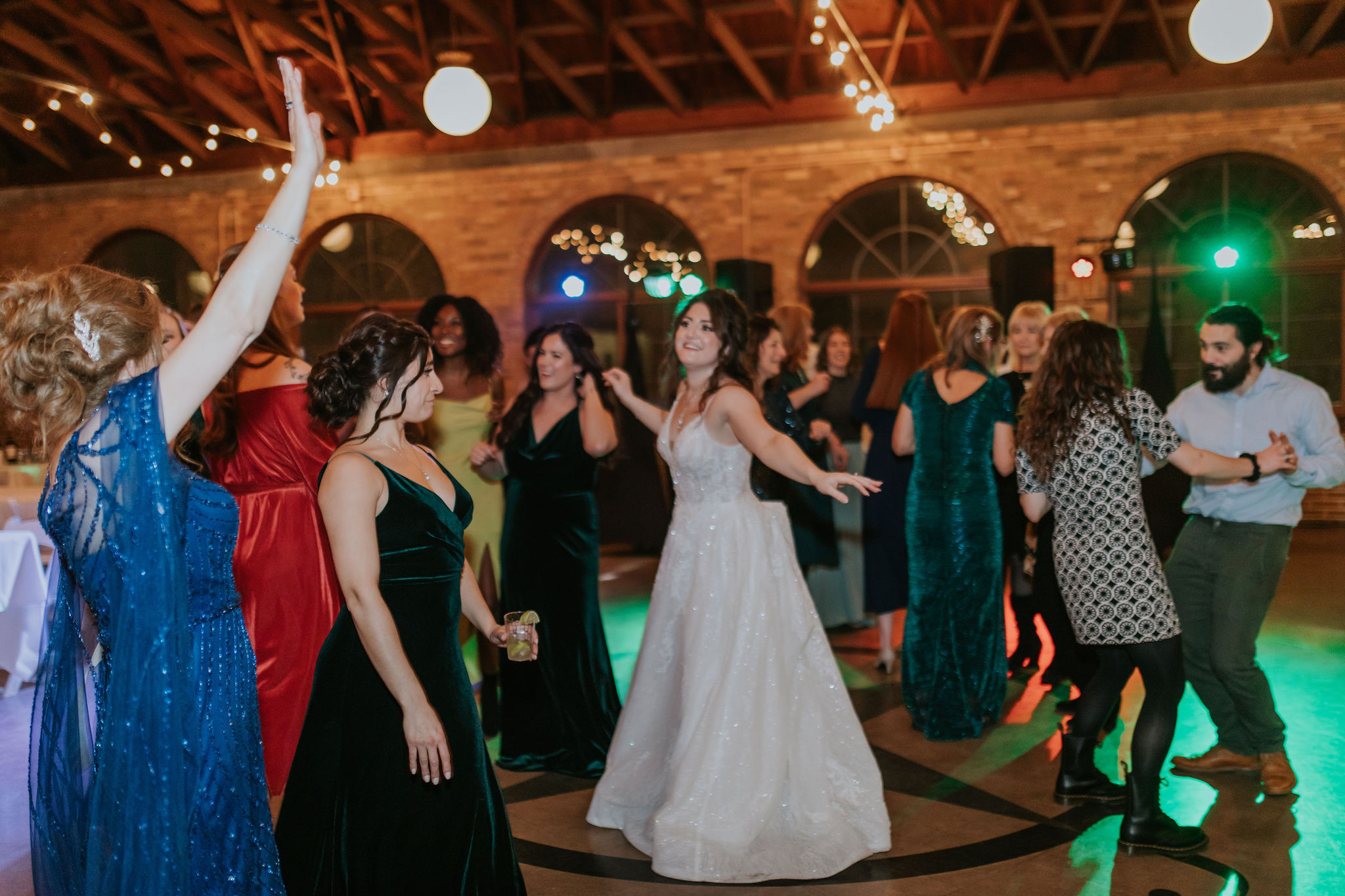 Wedding Dancing with DJ Dance floor lighting Milwaukee Wedding DJ Service, Milwaukee Underground Productions